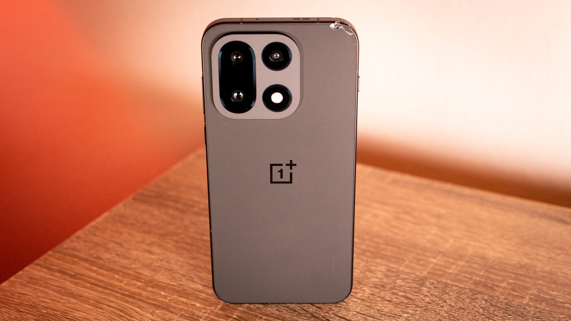 A photo of the backside of the oneplus 15