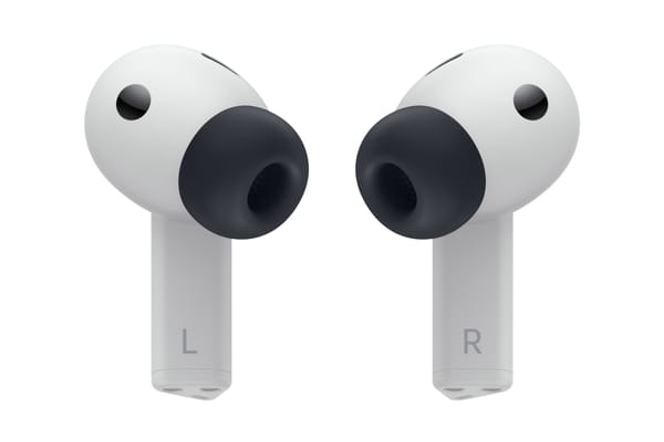 A rendered photo of the Samsung Galaxy Buds 3 FE