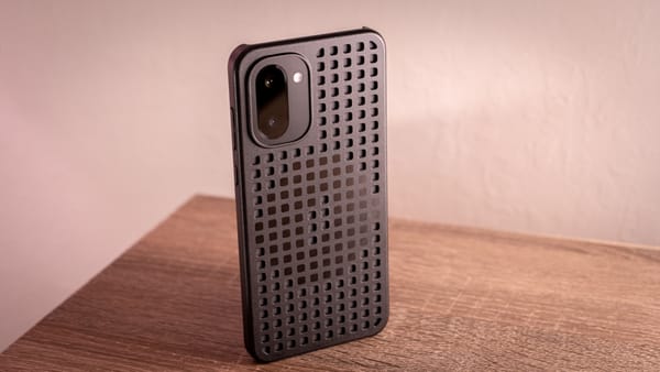 A photo of the OnePlus 15R's backside