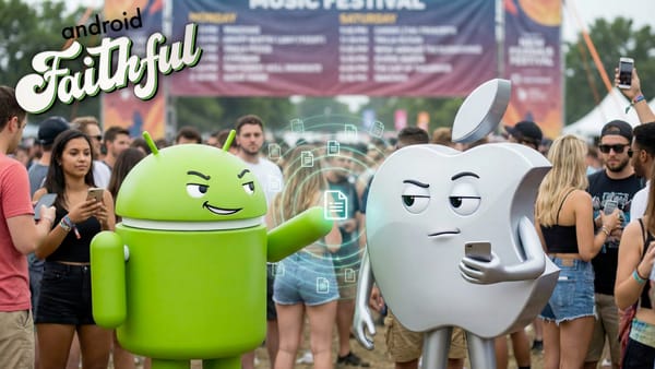 Keep Your Frenemies Close Enough to AirDrop - Android Faithful Episode #135